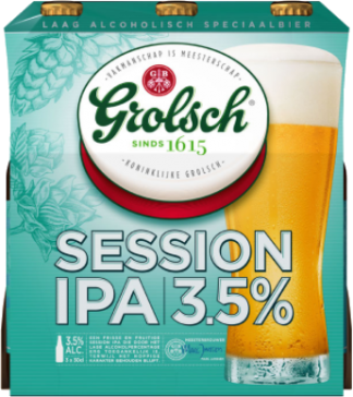 Grolsch Session IPA 3pack met flesjes van 30cl
